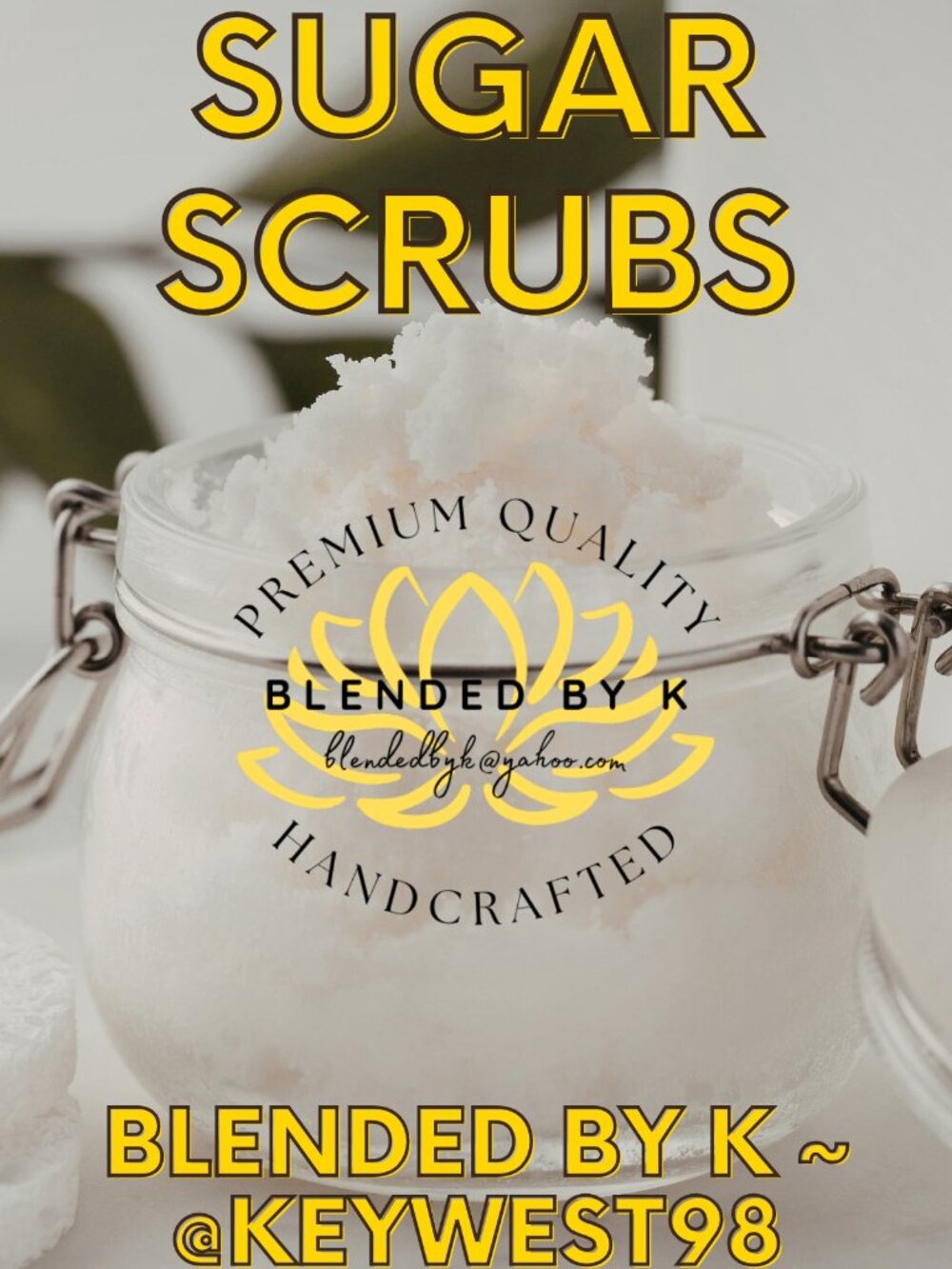 Sugar Scrubs by Blended by K ~ 20 oz
